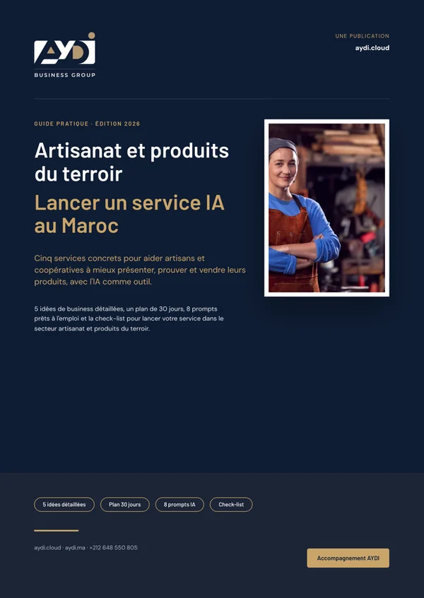 Couverture du guide Artisanat et produits du terroir