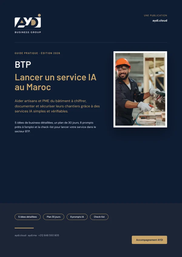Couverture du guide BTP