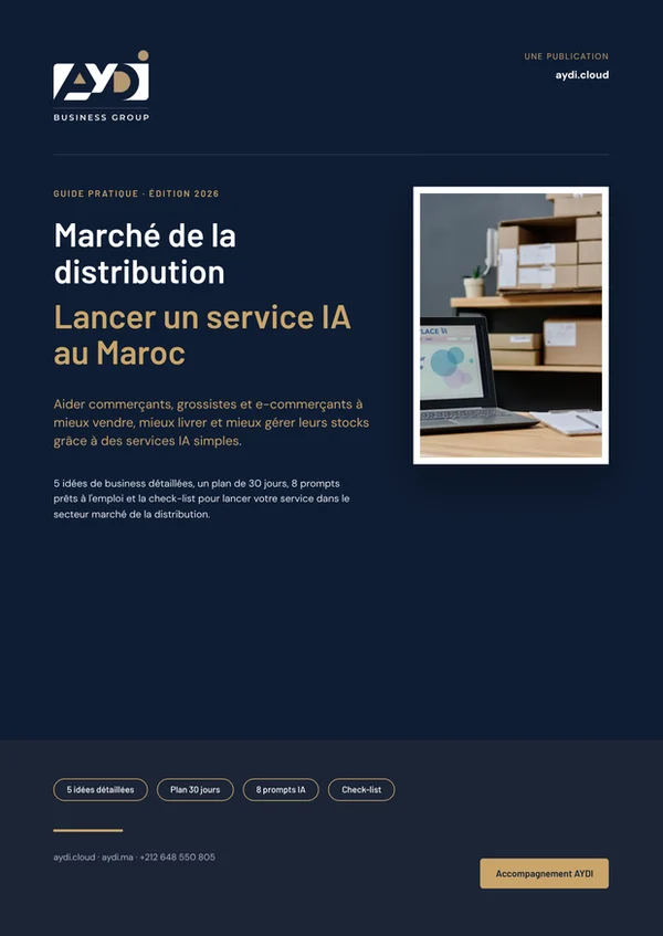 Couverture du guide Marché de la distribution