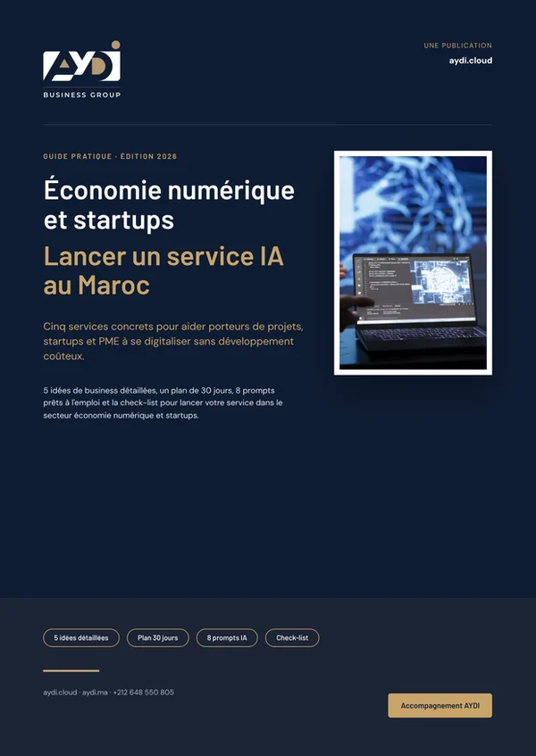Couverture du guide Économie numérique et startups
