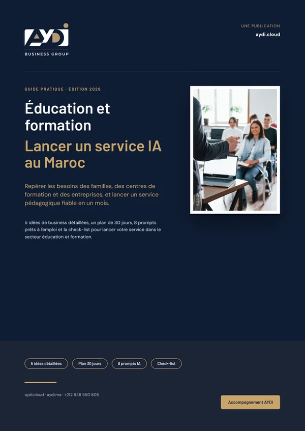 Couverture du guide Éducation et formation