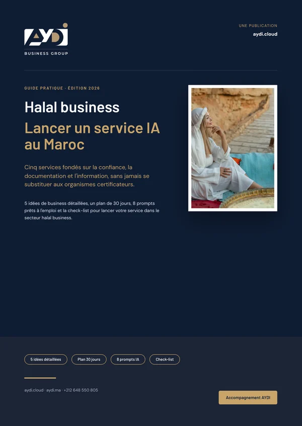 Couverture du guide Halal business