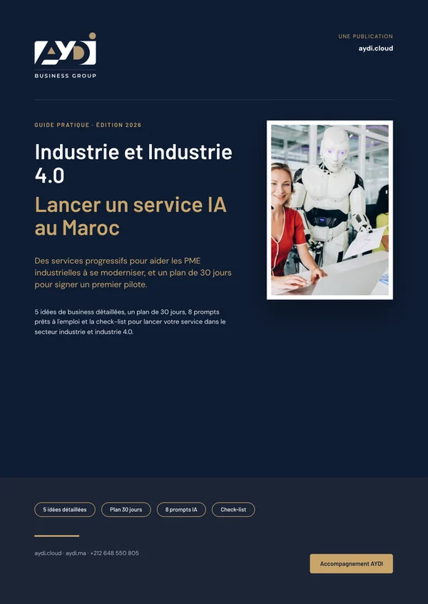 Couverture du guide Industrie et Industrie 4.0