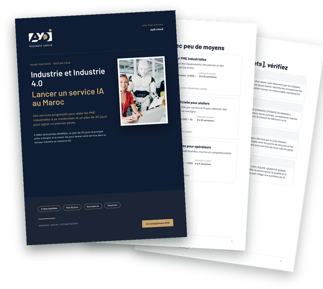 Couverture et pages intérieures du guide Industrie et Industrie 4.0 2026