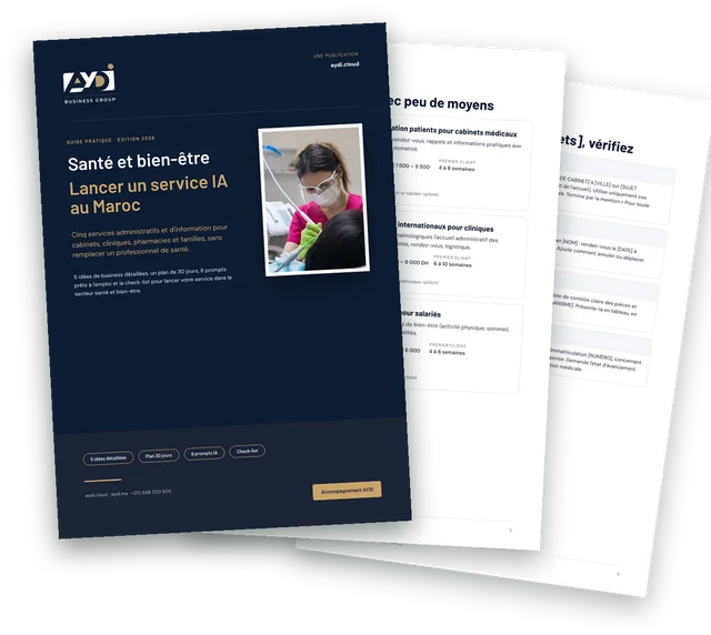Couverture et pages intérieures du guide Santé et bien-être 2026