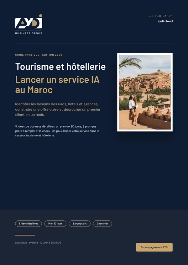Couverture du guide Tourisme et hôtellerie