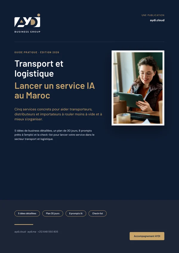 Couverture du guide Transport et logistique